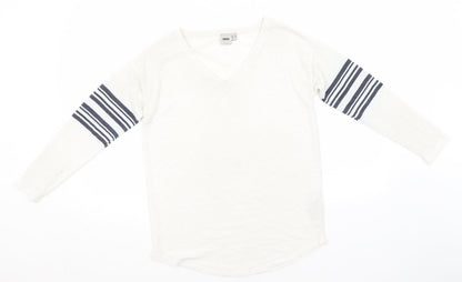 Womens UK Size 10 ASOS White Pullover Jumper