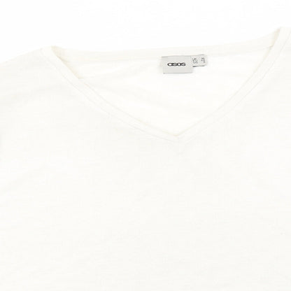 Womens UK Size 10 ASOS White Pullover Jumper