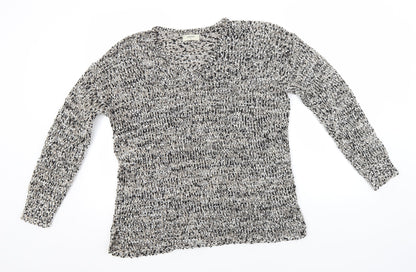 Womens UK Size M Papaya Black Pullover Jumper