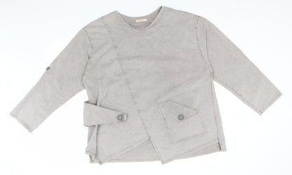 Womens UK Size  Preworn Grey Pullover Jumper