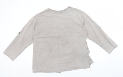 Womens UK Size  Preworn Grey Pullover Jumper