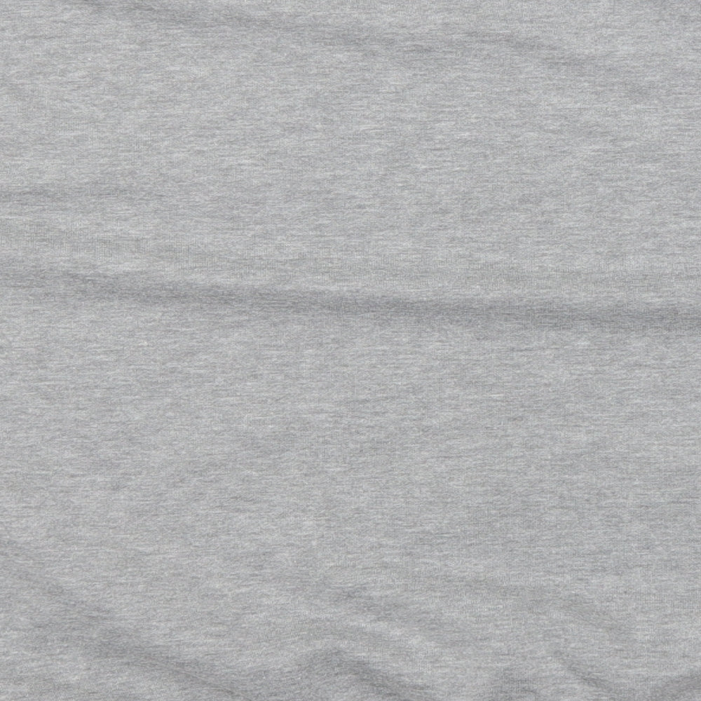 Preworn Mens Grey Round Neck  Polyester Pullover Jumper Size M