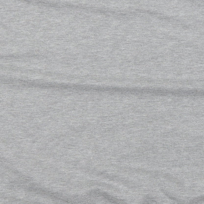 Preworn Mens Grey Round Neck  Polyester Pullover Jumper Size M