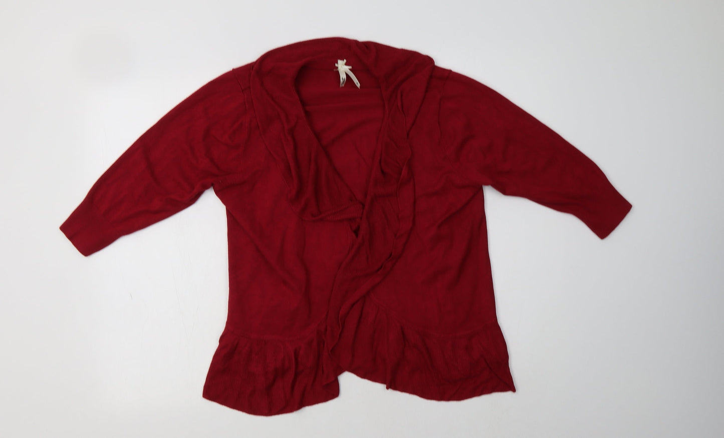 Womens UK Size S NEXT Red Cardigan Jumper