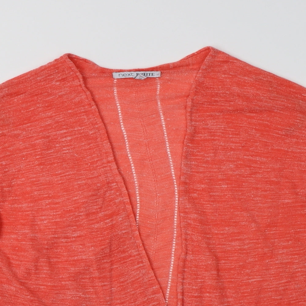 Womens UK Size 10 NEXT Orange Cardigan Jumper