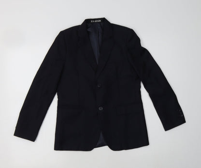 Additional front view of BB-Boum women’s blue jacket blazer, size XS