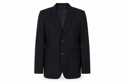 Front view of BB-Boum women’s blue jacket blazer, size XS