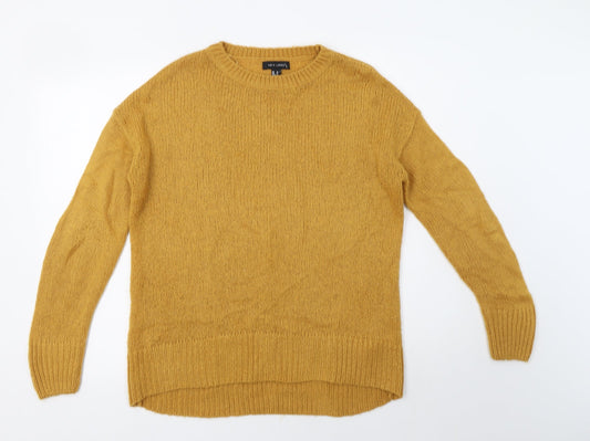 Womens UK Size S New Look Yellow Pullover Jumper