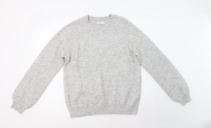 Womens UK Size M Papaya Grey Pullover Jumper