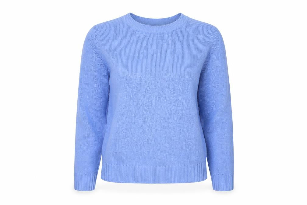Womens UK Size M Divided Blue Pullover Jumper