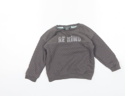 Primark Baby Grey  Cotton Pullover Jumper Size 18-24 Months