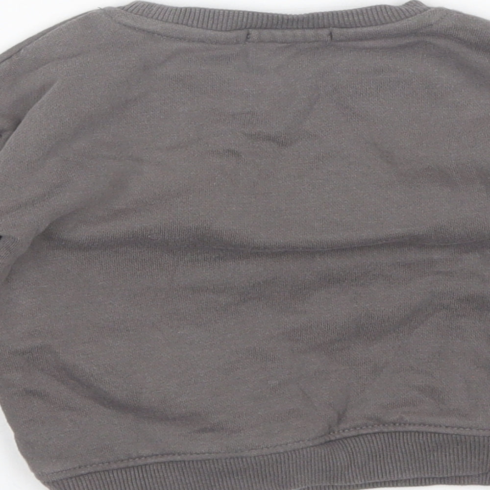 Primark Baby Grey  Cotton Pullover Jumper Size 18-24 Months