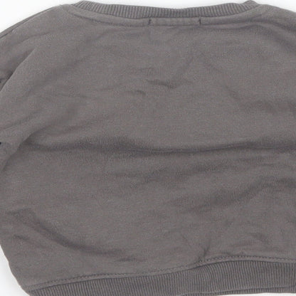 Primark Baby Grey  Cotton Pullover Jumper Size 18-24 Months