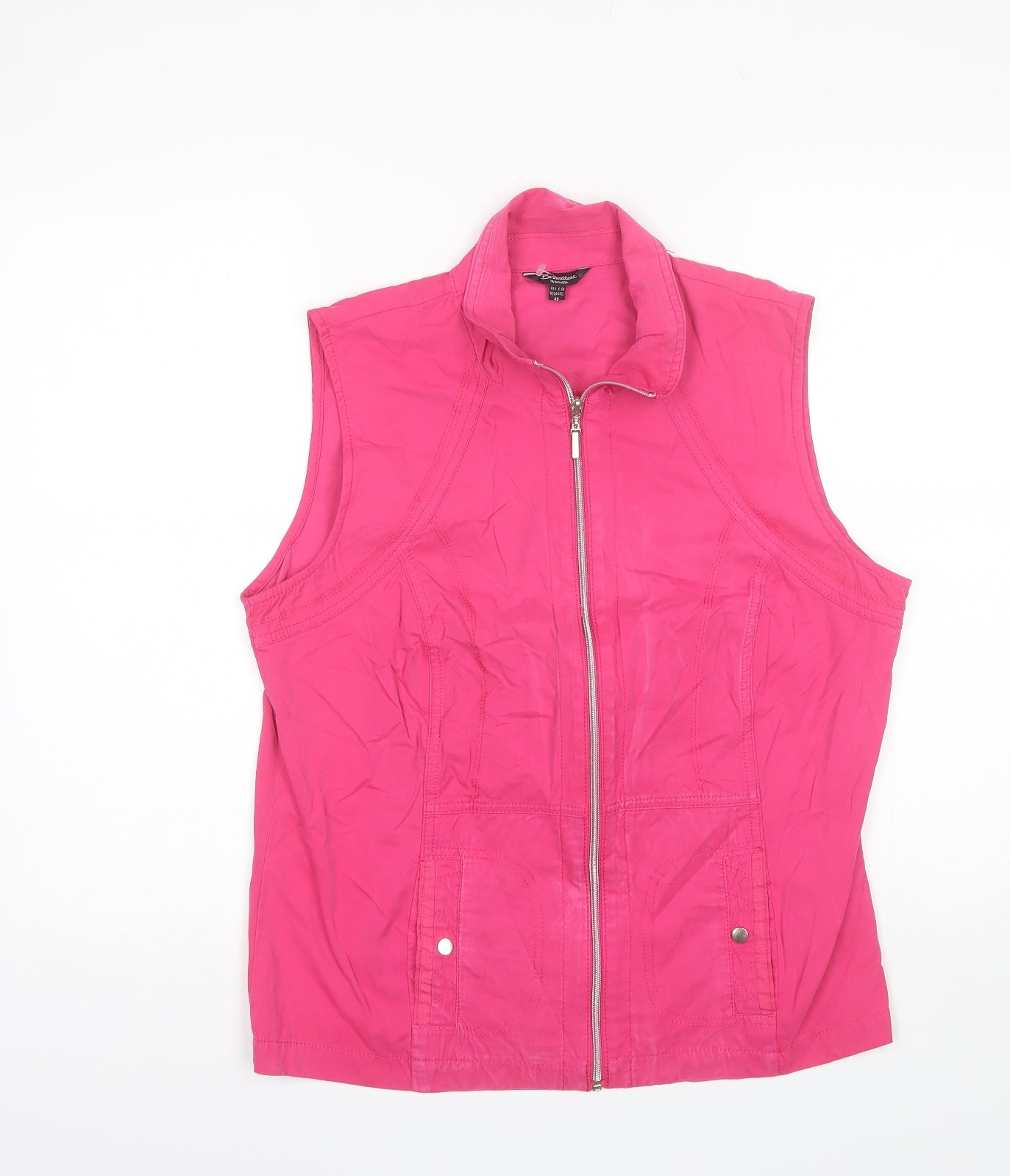 Brandtex Womens Pink   Gilet Jacket Size 12