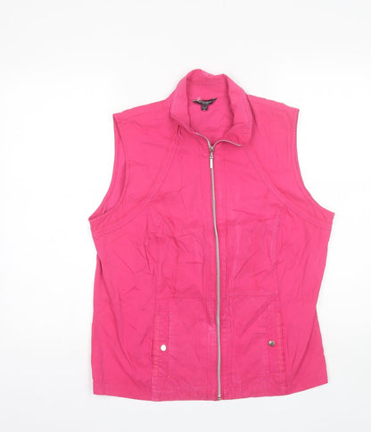 Brandtex Womens Pink   Gilet Jacket Size 12