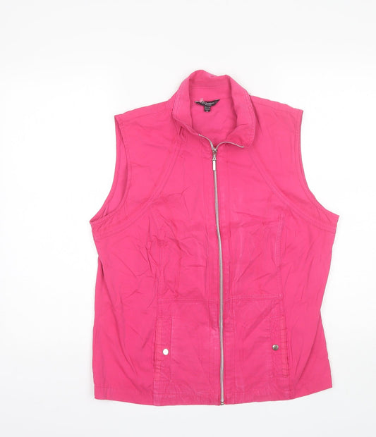 Brandtex Womens Pink   Gilet Jacket Size 12