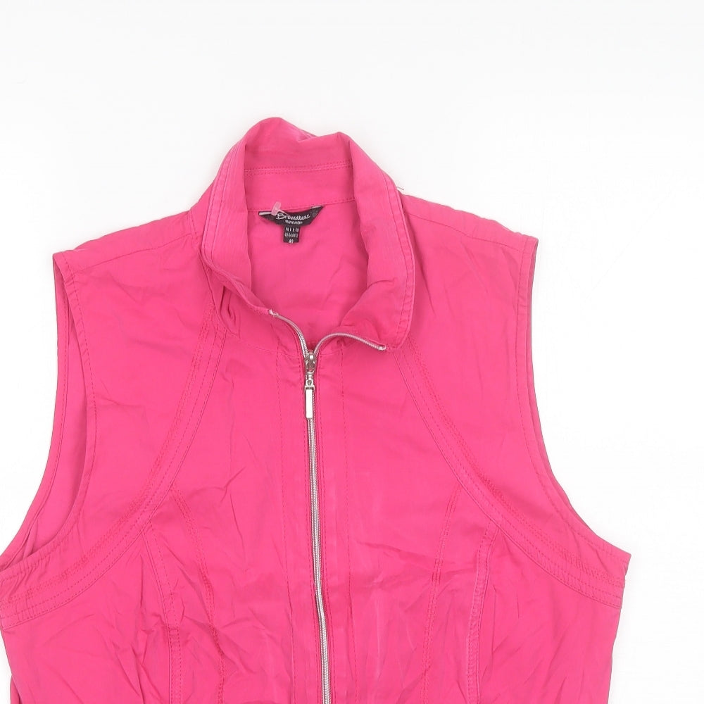Brandtex Womens Pink   Gilet Jacket Size 12