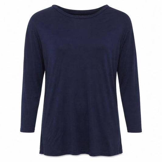 Womens UK Size 14 Anthology Blue Basic Blouse