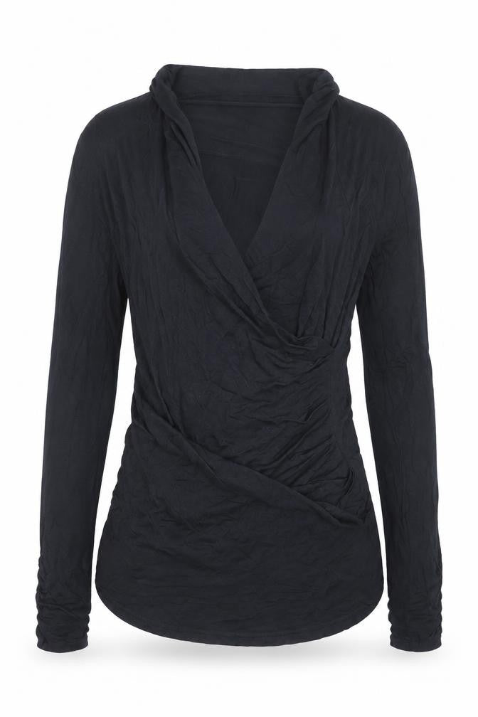 Womens UK Size S Mama-licious Blue Basic Blouse