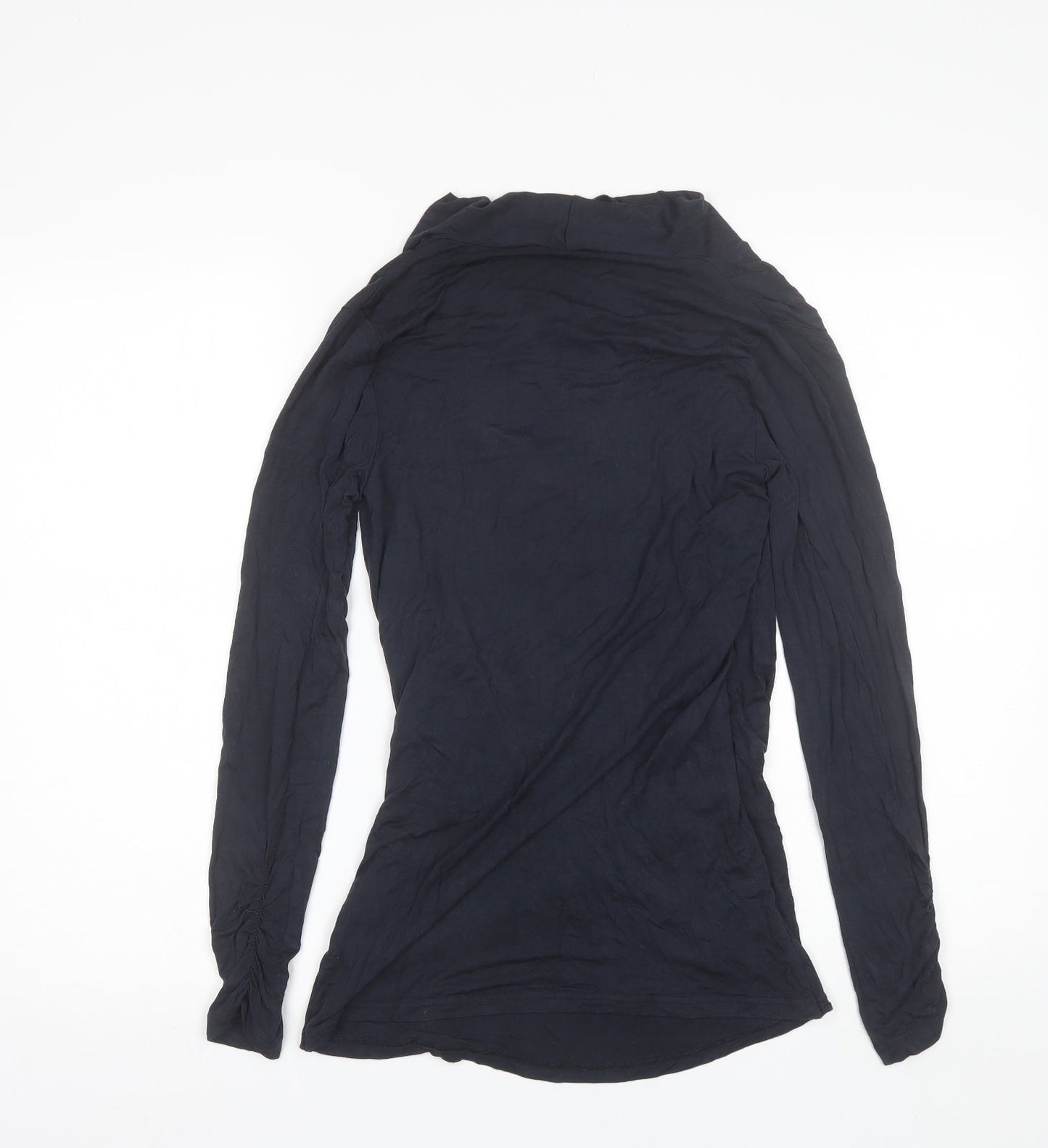 Womens UK Size S Mama-licious Blue Basic Blouse