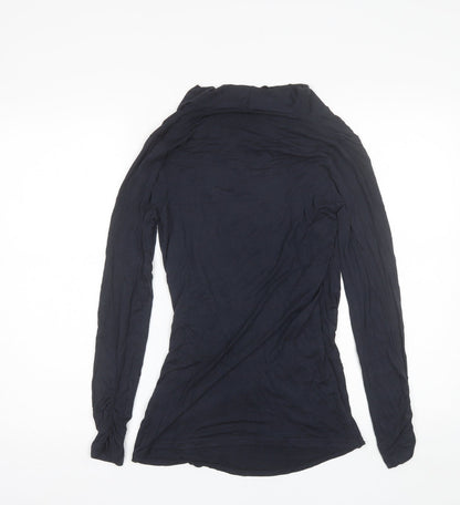 Womens UK Size S Mama-licious Blue Basic Blouse