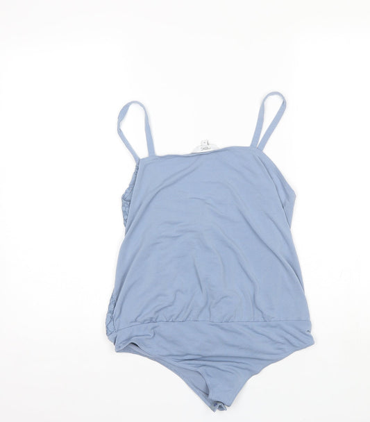 NEXT Womens Blue  Polyester Bodysuit One-Piece Size 12