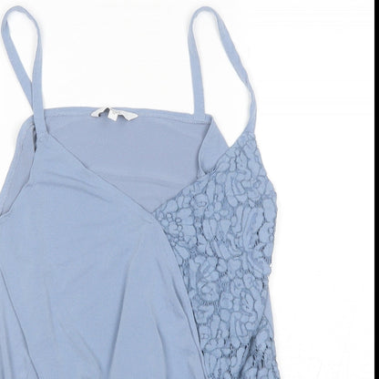 NEXT Womens Blue  Polyester Bodysuit One-Piece Size 12