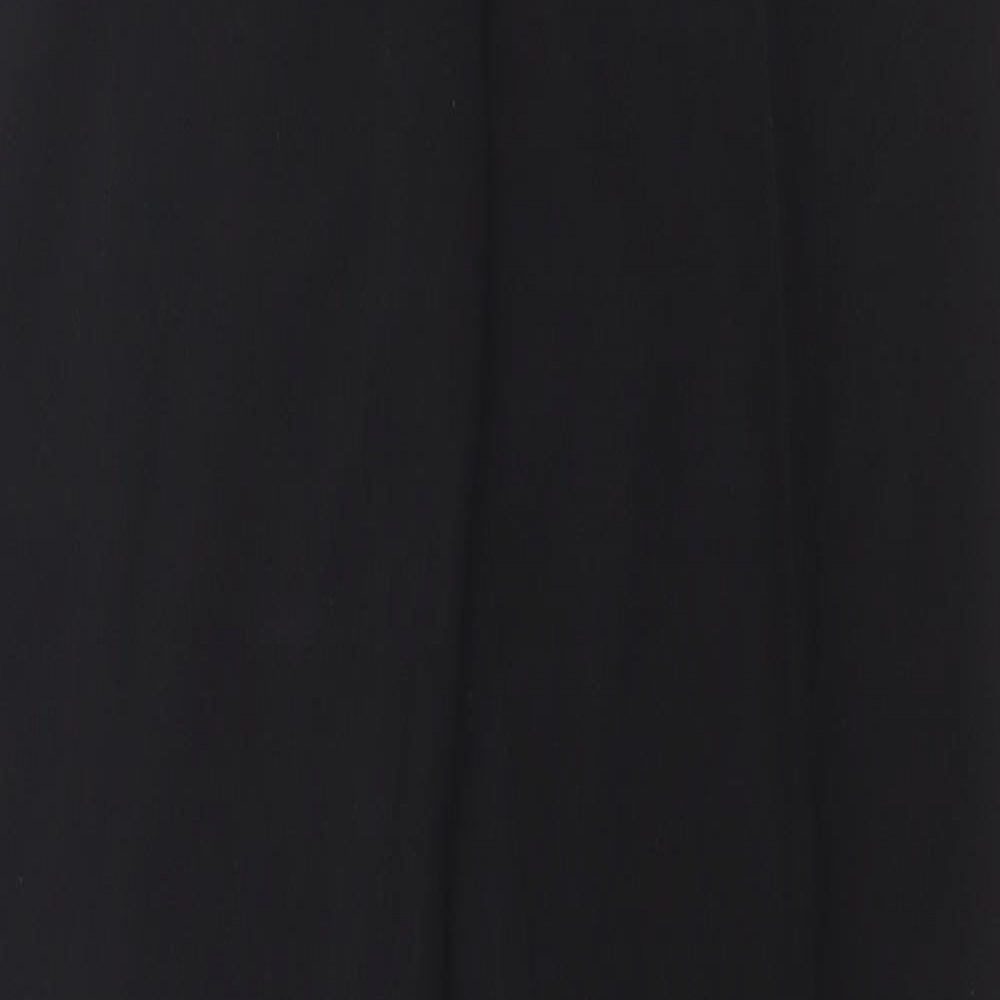 George Womens Black  Polyester Dress Pants Trousers Size 10 L28 in Regular