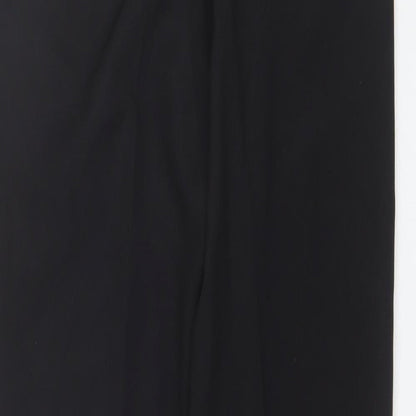 George Womens Black  Polyester Dress Pants Trousers Size 10 L28 in Regular