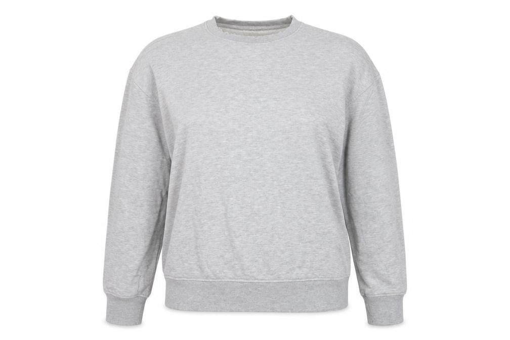 Primark Womens Grey Round Neck  Cotton Pullover Jumper Size S