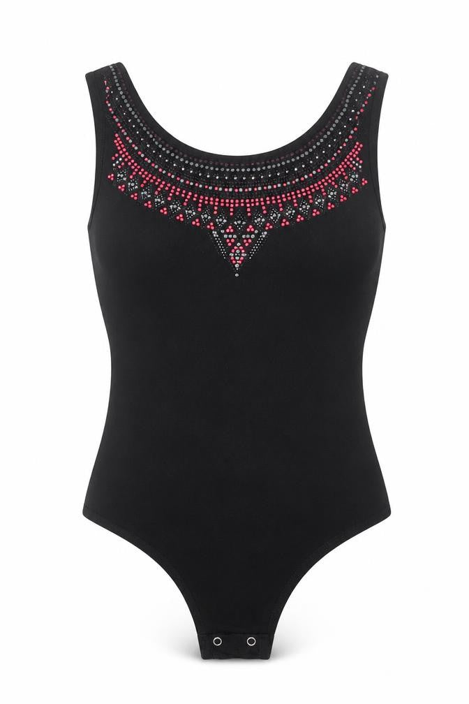 Womens UK Size 8 Atmosphere One-Piece Black Bodysuit