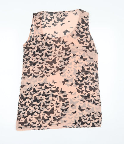 Womens UK Size 8 Select Pink Basic Tank