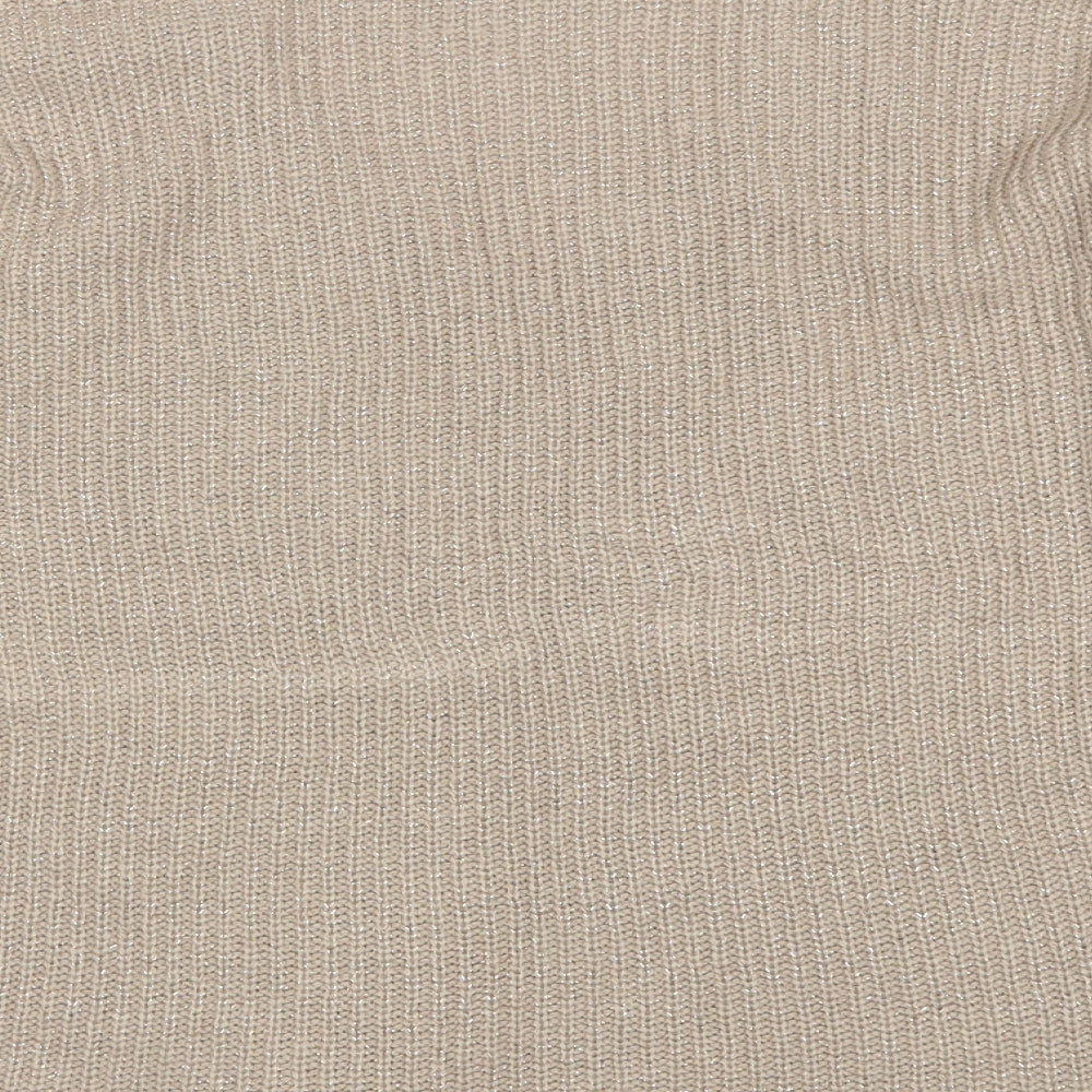 Womens UK Size 8 Pep&CO Beige Pullover Jumper