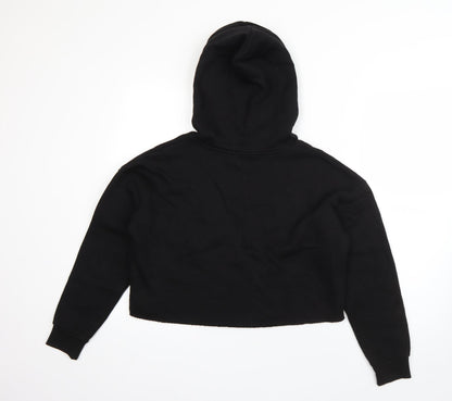 New Look Girls Black  Cotton Pullover Hoodie Size 12-13 Years   - NASA