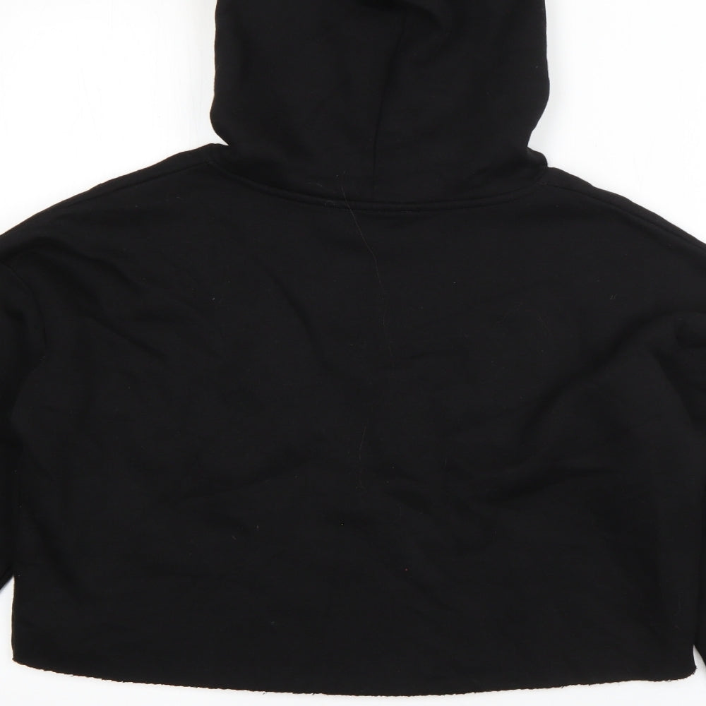 New Look Girls Black  Cotton Pullover Hoodie Size 12-13 Years   - NASA