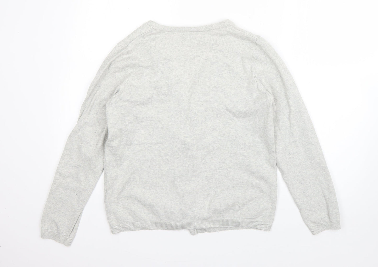 Womens UK Size 12 Atmosphere Grey Cardigan Jumper