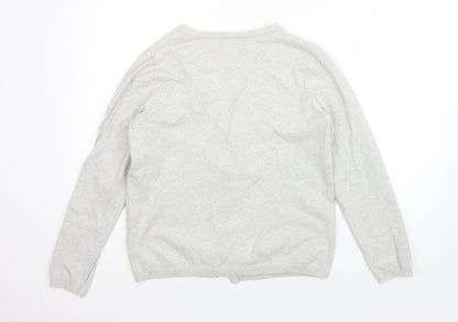 Womens UK Size 12 Atmosphere Grey Cardigan Jumper