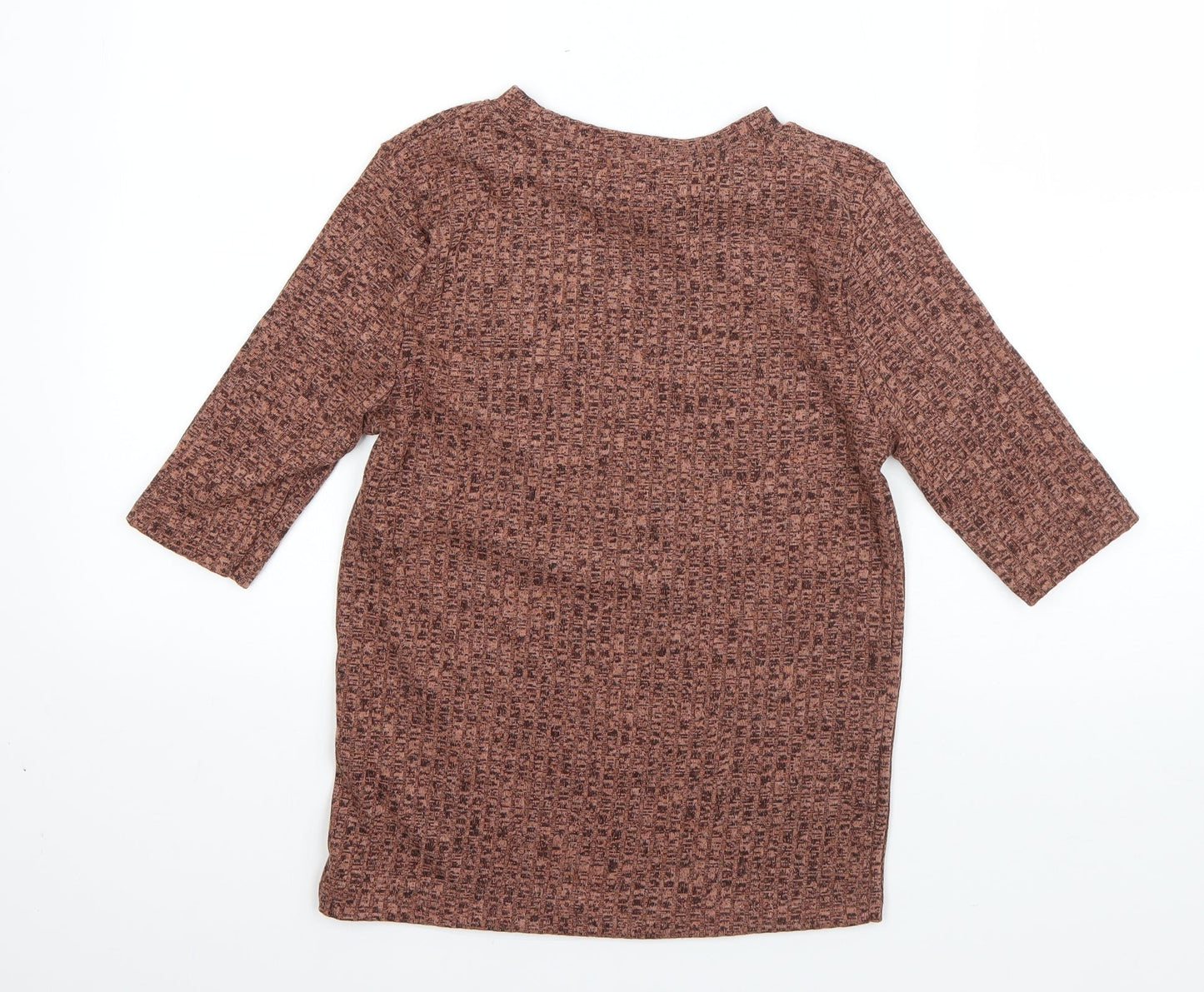 Primark Womens Pink Round Neck  Viscose Pullover Jumper Size S