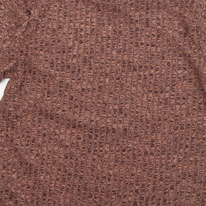 Primark Womens Pink Round Neck  Viscose Pullover Jumper Size S