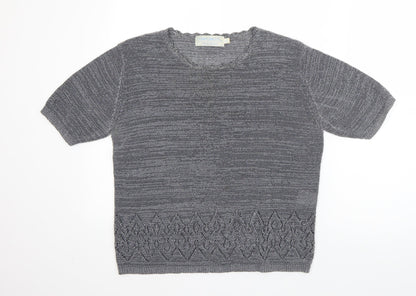 Womens UK Size M Compliments Grey Pullover Jumper