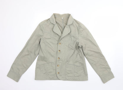 Womens UK Size 12 Preworn Green Jacket