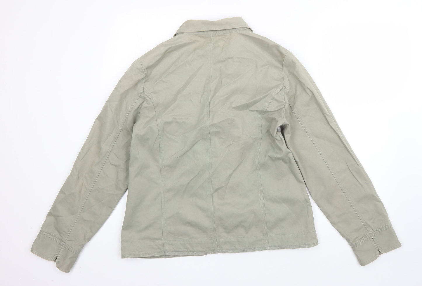 Womens UK Size 12 Preworn Green Jacket