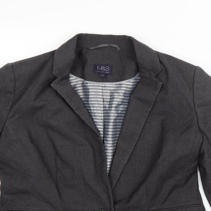 Womens UK Size 12 M&S Grey Jacket