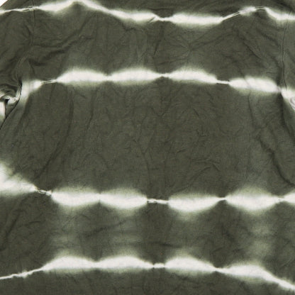 Preworn Mens Green V-Neck  Viscose Pullover Jumper Size S