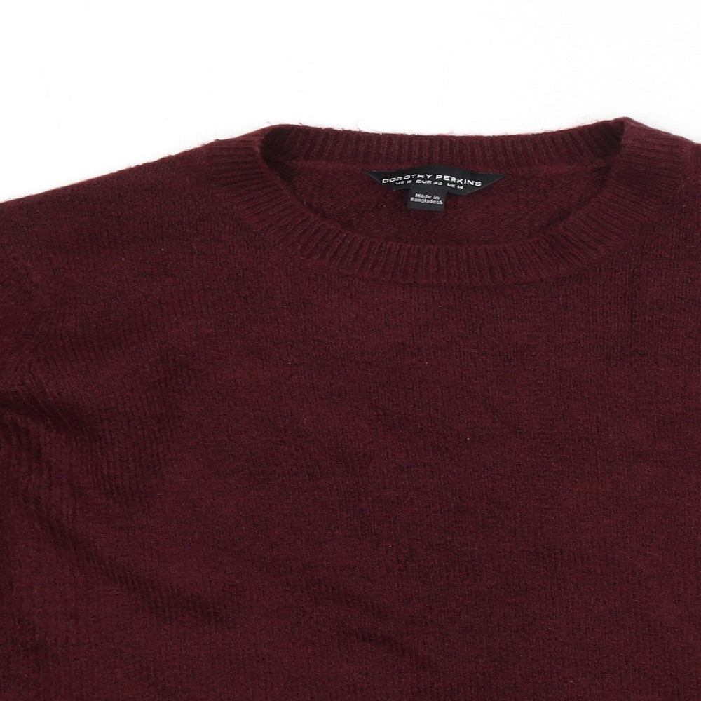 Womens UK Size 14 Dorothy Perkins Red Pullover Jumper