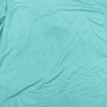 Womens UK Size 20 m&s Green Pullover Jumper