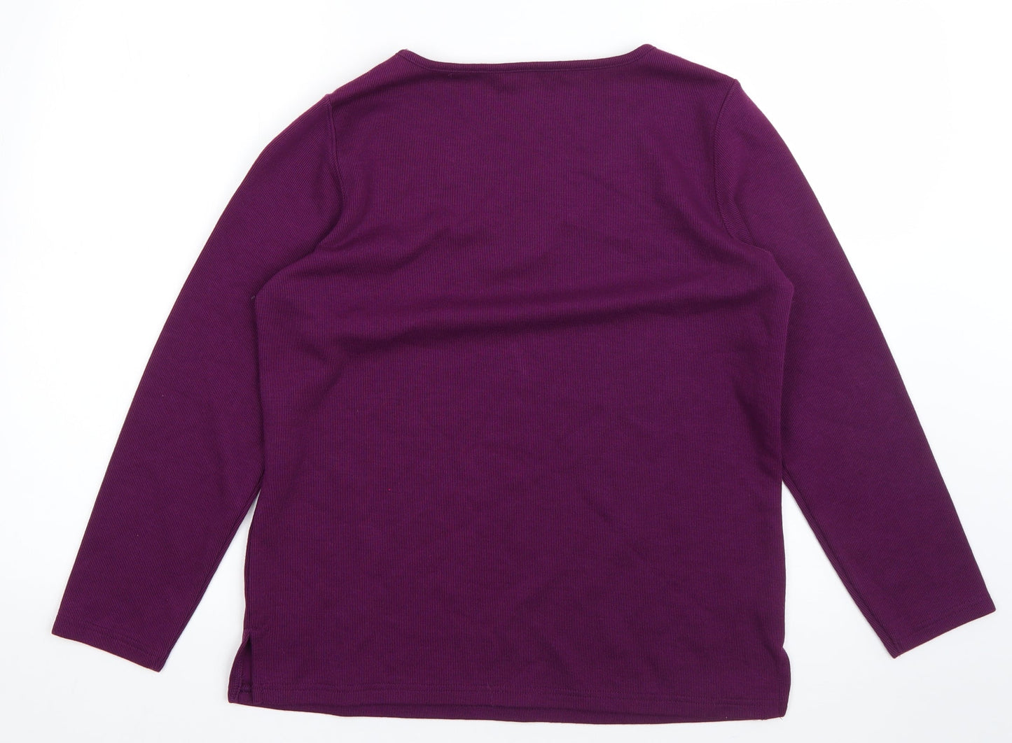 Womens UK Size S BM Purple Pullover Jumper