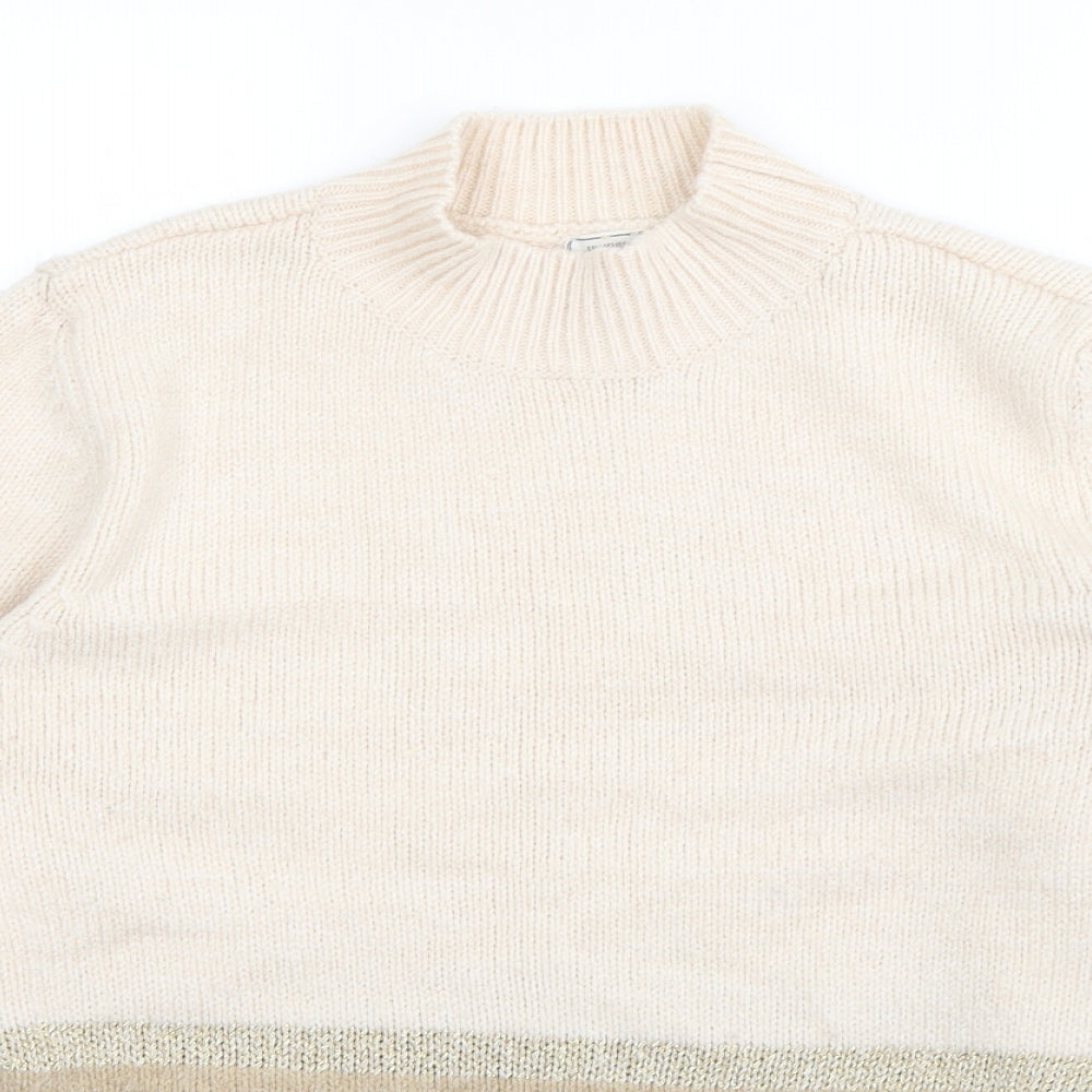 Womens UK Size S Pimkie Pink Pullover Jumper