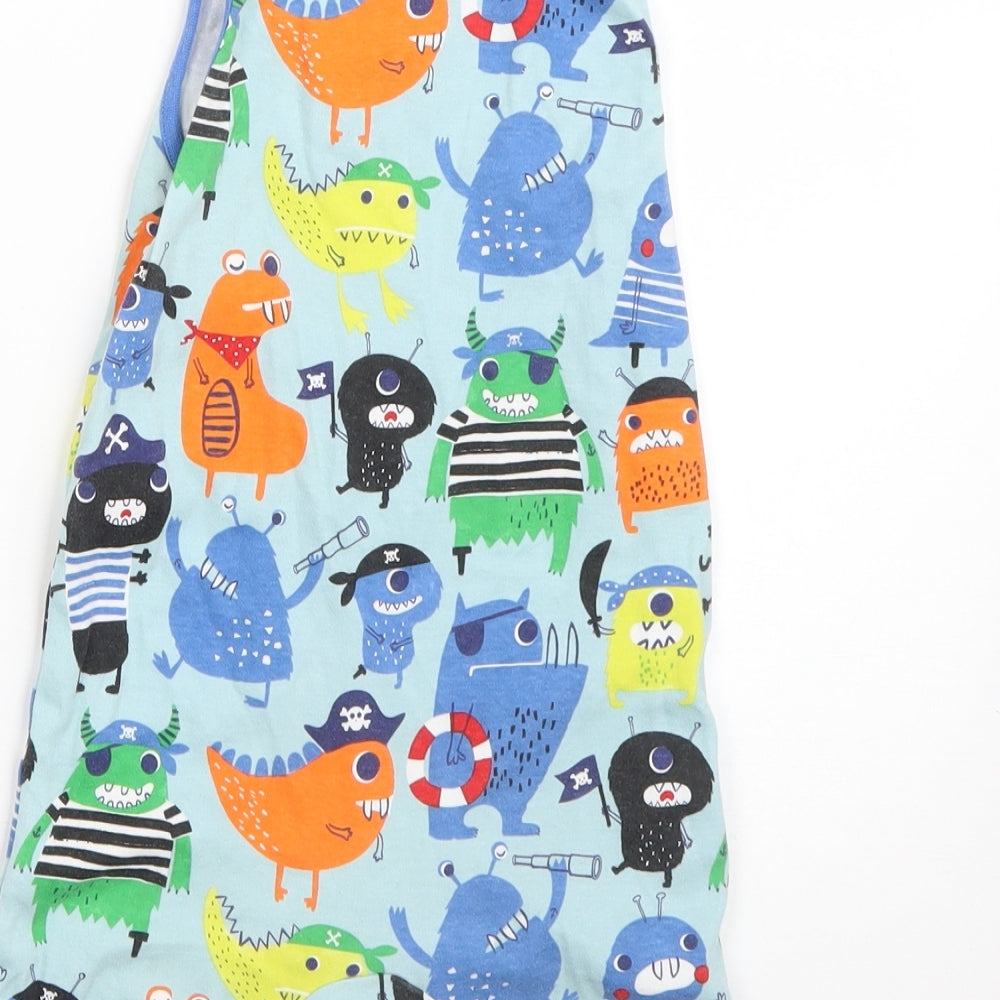 Mini Clube Boys Blue  Cotton Babygrow One-Piece Size 12-18 Months