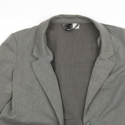 Womens UK Size 10 H&M Green Jacket